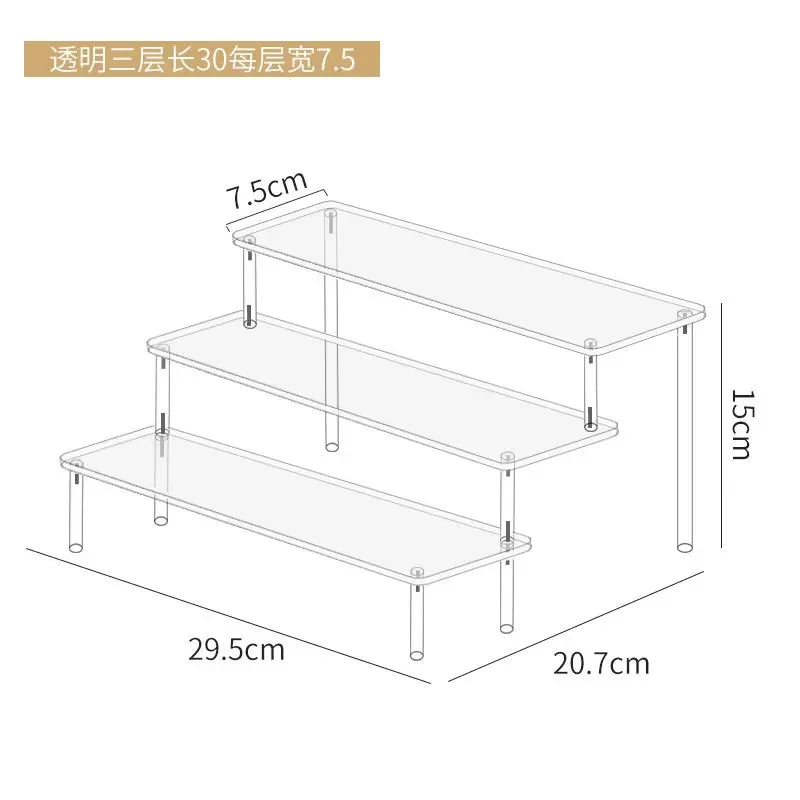 Clear Acrylic Display Stand | Perfume, Cupcake & Figurine Riser