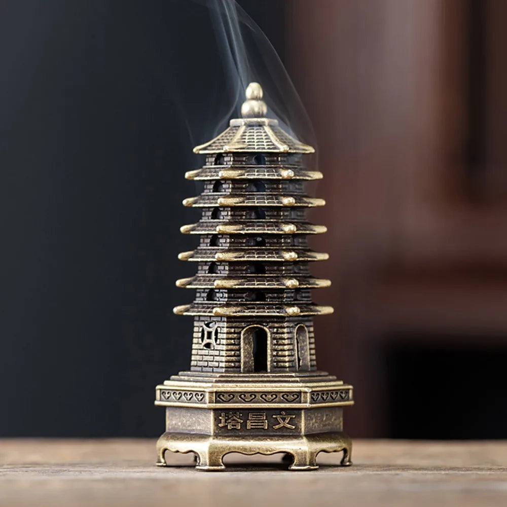 Chinese Style Zinc Alloy Incense Burner | Aromatherapy Holder