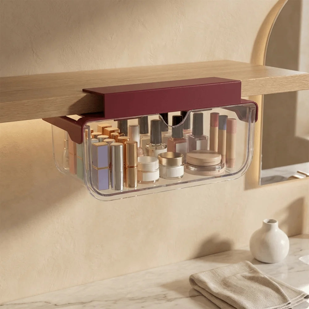 Wall Mounted Drawer Storage Box – Makeup & Q-Tips Organizer