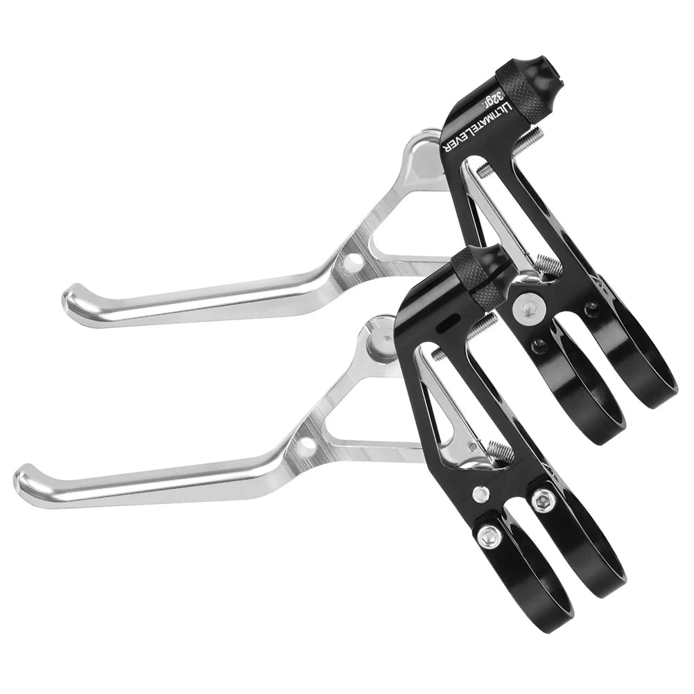 2pcs Bicycle Brake Handle Bike Ultralight Aluminium Alloy Brake Handles For Folding Bike Road Bike Brake Handle Accessories Oasis Select Silver