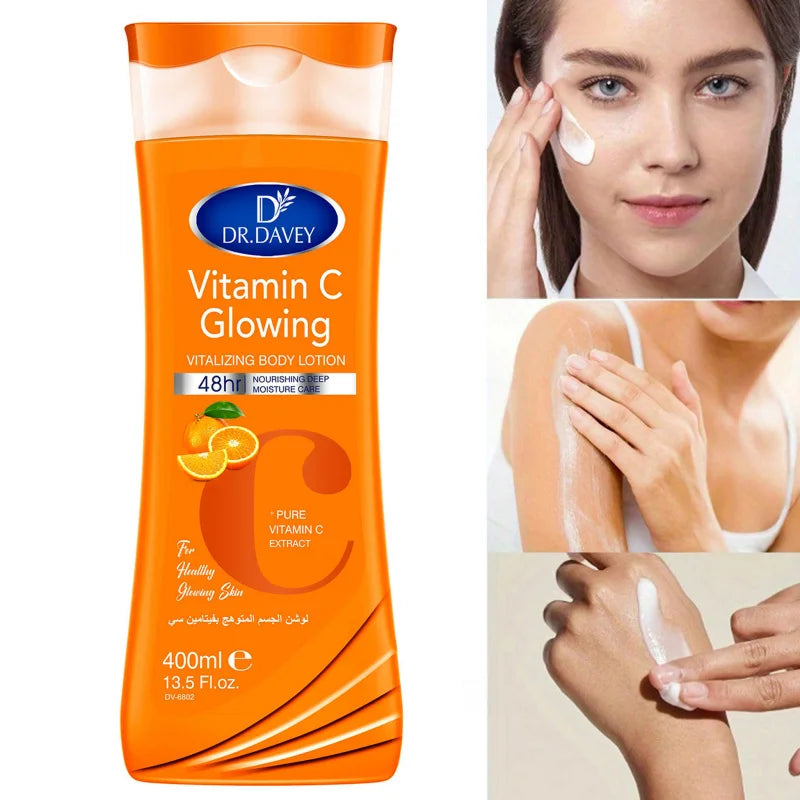 DR.DAVEY VITAMIN C Skin Care3Set Body Lotion+Soap+Body Oil Four Seasons Skin Care Set Gift Cleansing Hydrating and Moisturizing Oasis Select