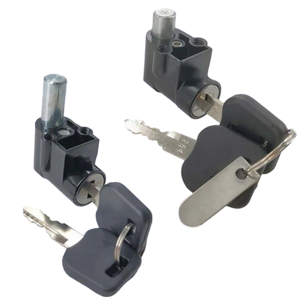 1set For Hailong Battery Case Power Lock & Key For Hailong 1 Battery Case 1-2 Battery Ebike Lock Cycling Accessories Oasis Select