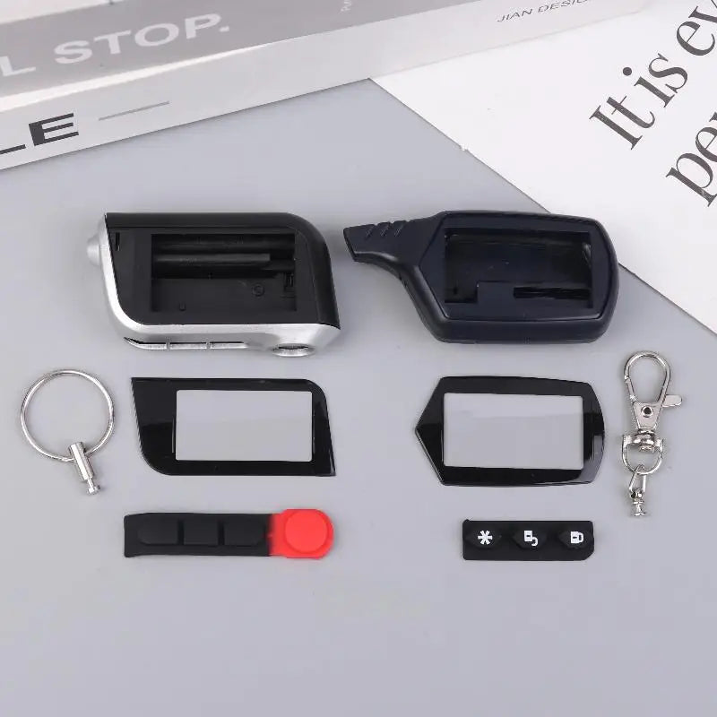 1 Set For Russian Starline A91 A61 B9 B6 Lcd Remote Control Two Way Car Alarm System Key Shell Body Cover Keychain Case Oasis Select