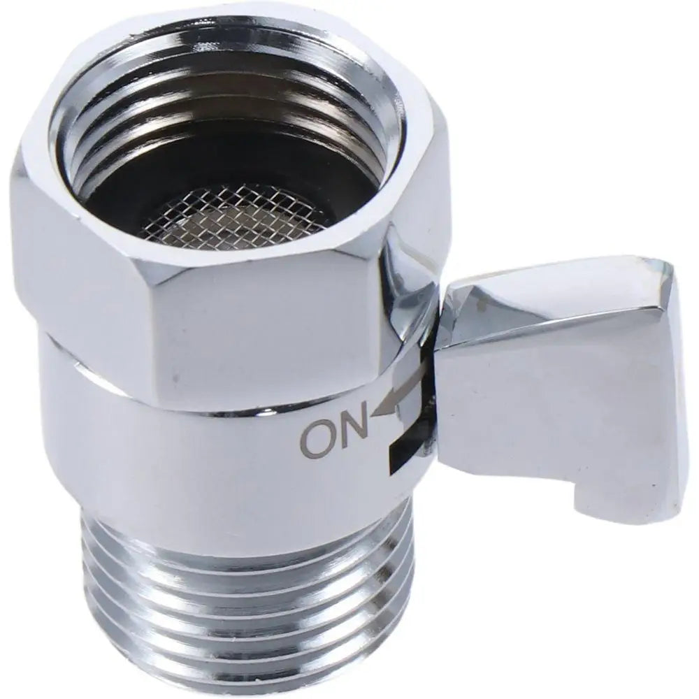 Durable Brass Shower Flow Control Angle Valve Ceramic Silver Brass Handheld Direct Valve Valve Water Volume Adjust Device Worker Oasis Select 240V