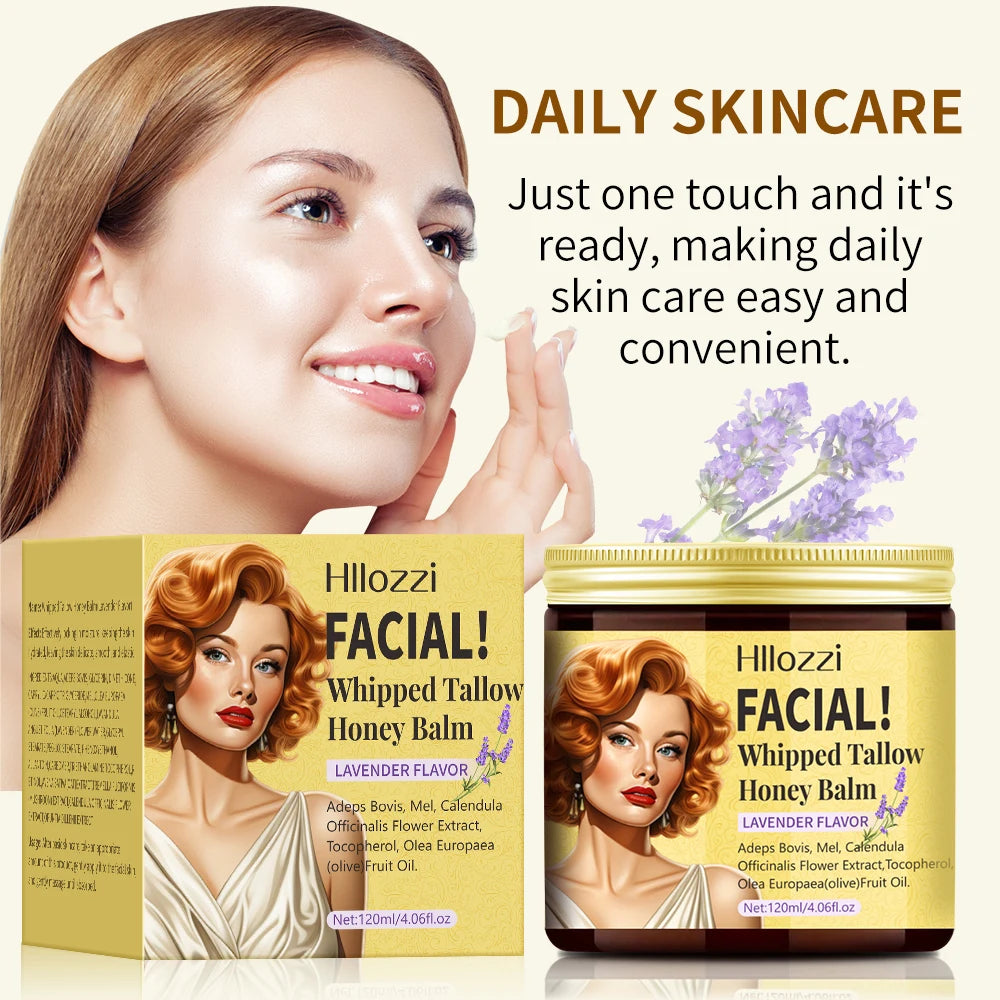 Whipped Tallow Cream, Moisturizing Face and Body Lotion, Skin Care, Lip Balm, Moisturizing, Oasis Select