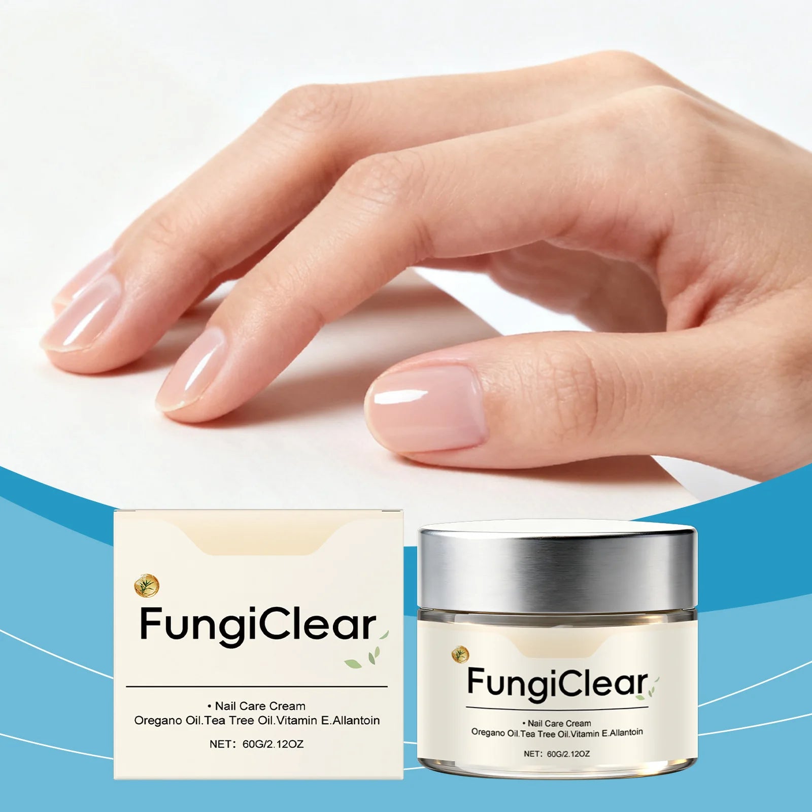 Herbal Nail Repair Cream – Strengthen & Nourish Nails 60g Nail Treatment Cream Oasis Select
