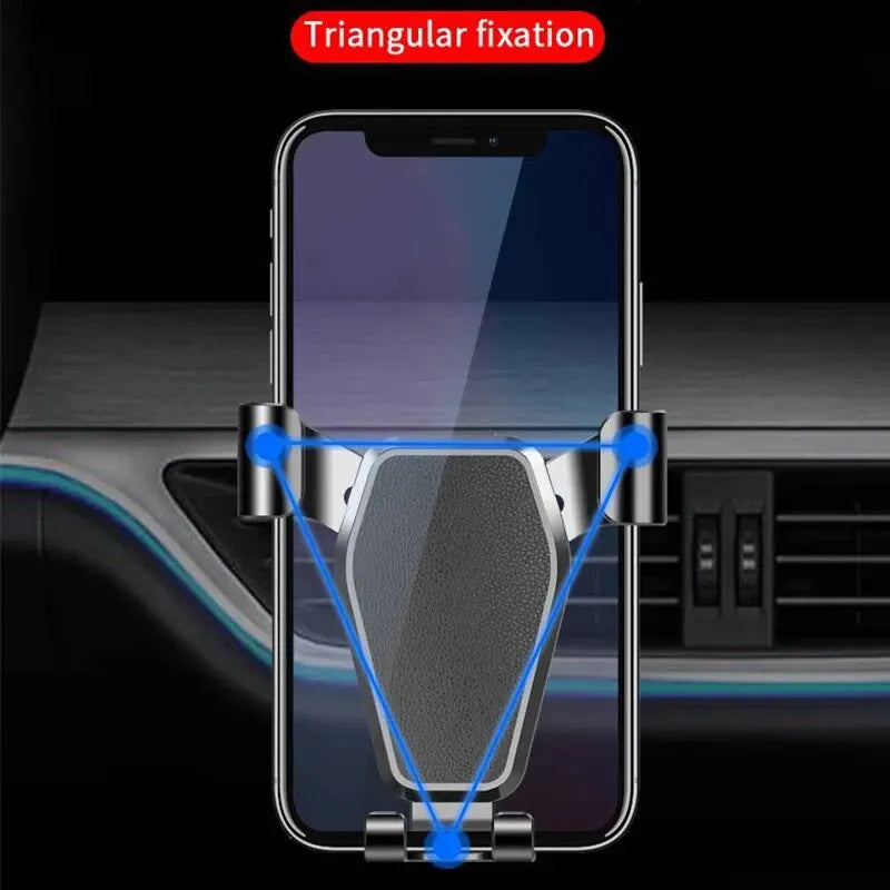 C5 Gravity Car Holder For Phone Air Vent Clip Mount Mobile Stand Smartphone GPS Support For iPhone 15 14 Xiaomi Samsung Holder Oasis Select