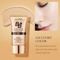 SADOER Gold Snail Oil-Control Matte BB Cream Foundation Concealer Moisturizing Isolation Cream SPF50+PA+++ 40g Oasis Select 02 Ivory color