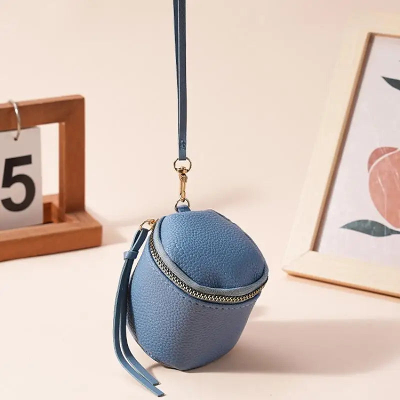Vintage PU Leather Cosmetic Bag – Zipper Travel Makeup Pouch Cosmetic Travel Bag Oasis Select Blue