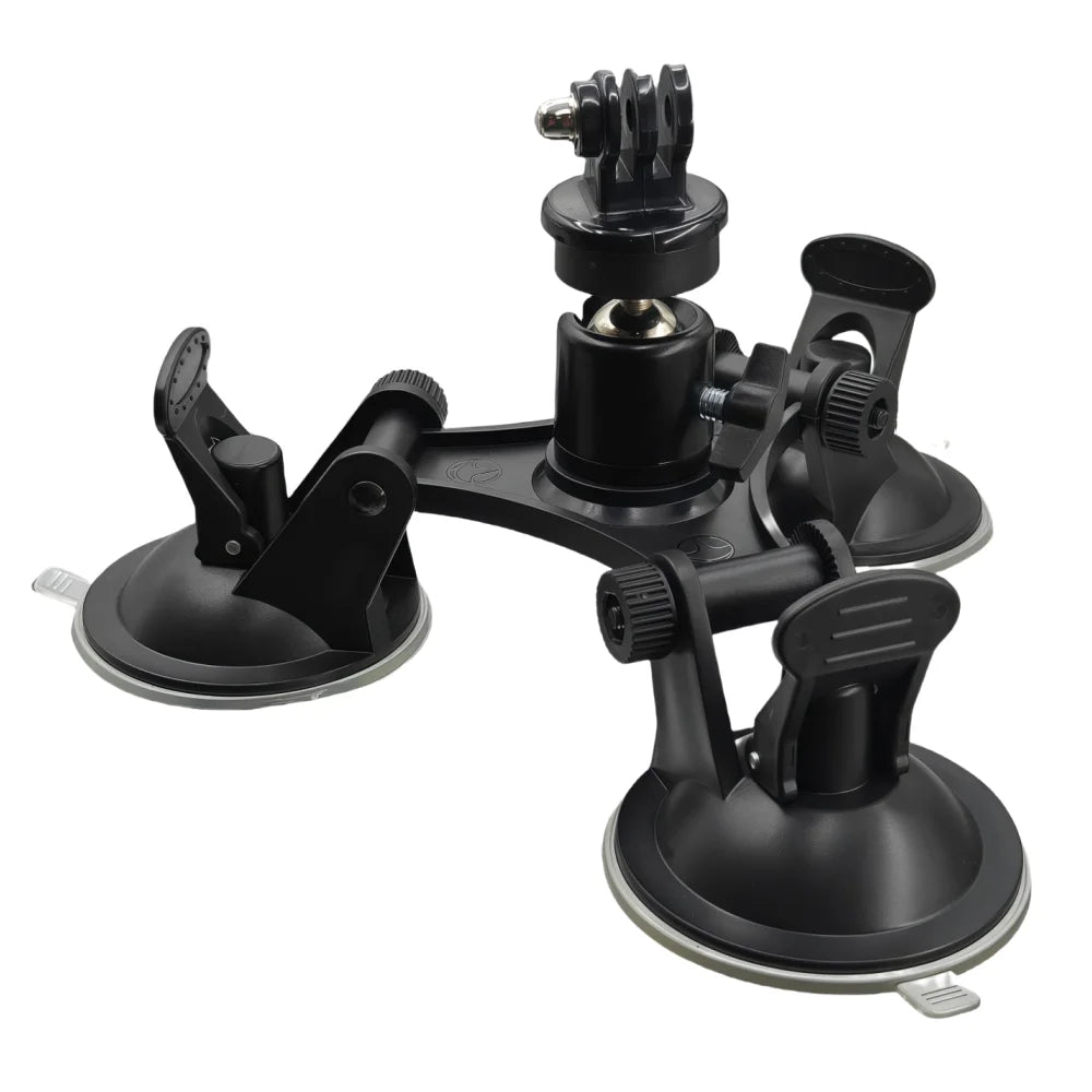 Triangle Suction Cup Camera Mount for GoPro, Insta360 & DJI