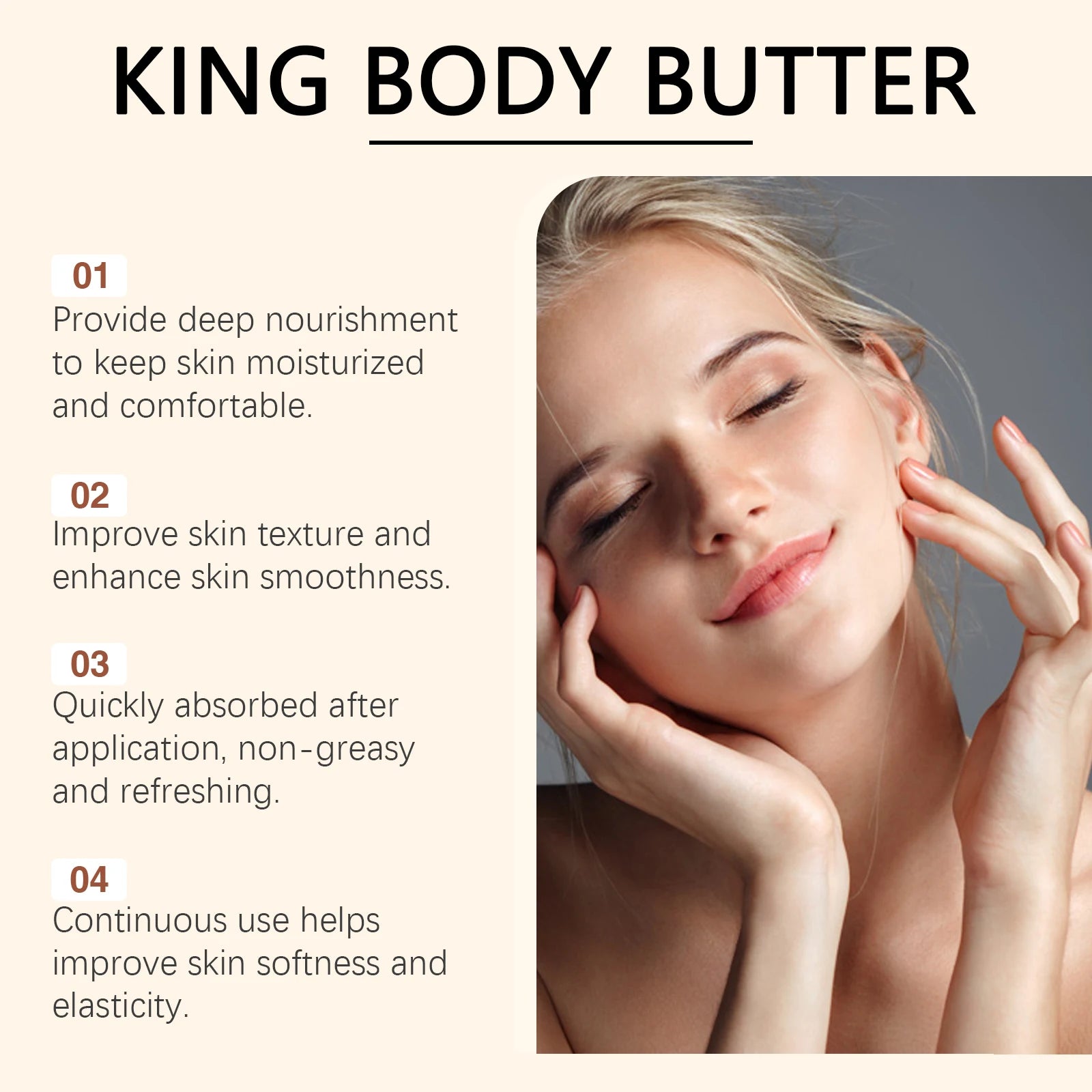 OceAura Shea Butter Body Cream – Deep Hydration for Dry Skin Body Moisturizer Cream Oasis Select