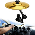 1/2PC Car Crash Cymbal Air Vent Mini Drum Car Hand-shooting Cymbals Car Drum Cymbal Air Vent Musical Instrument for Car Interior Oasis Select 1PCS Gold