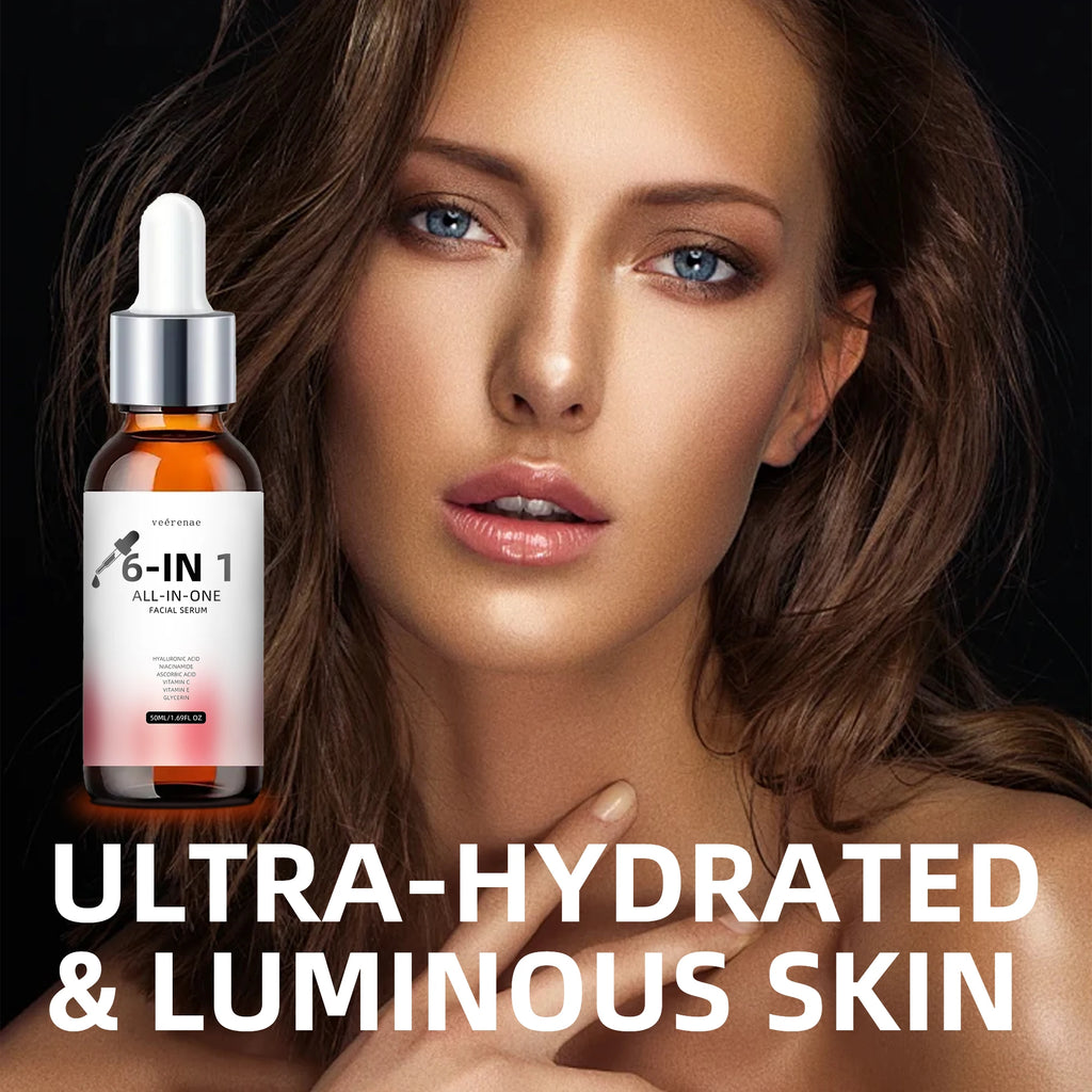 Vérenae 6-in-1 Facial Serum – Hydration & Vitamin Concentrate
