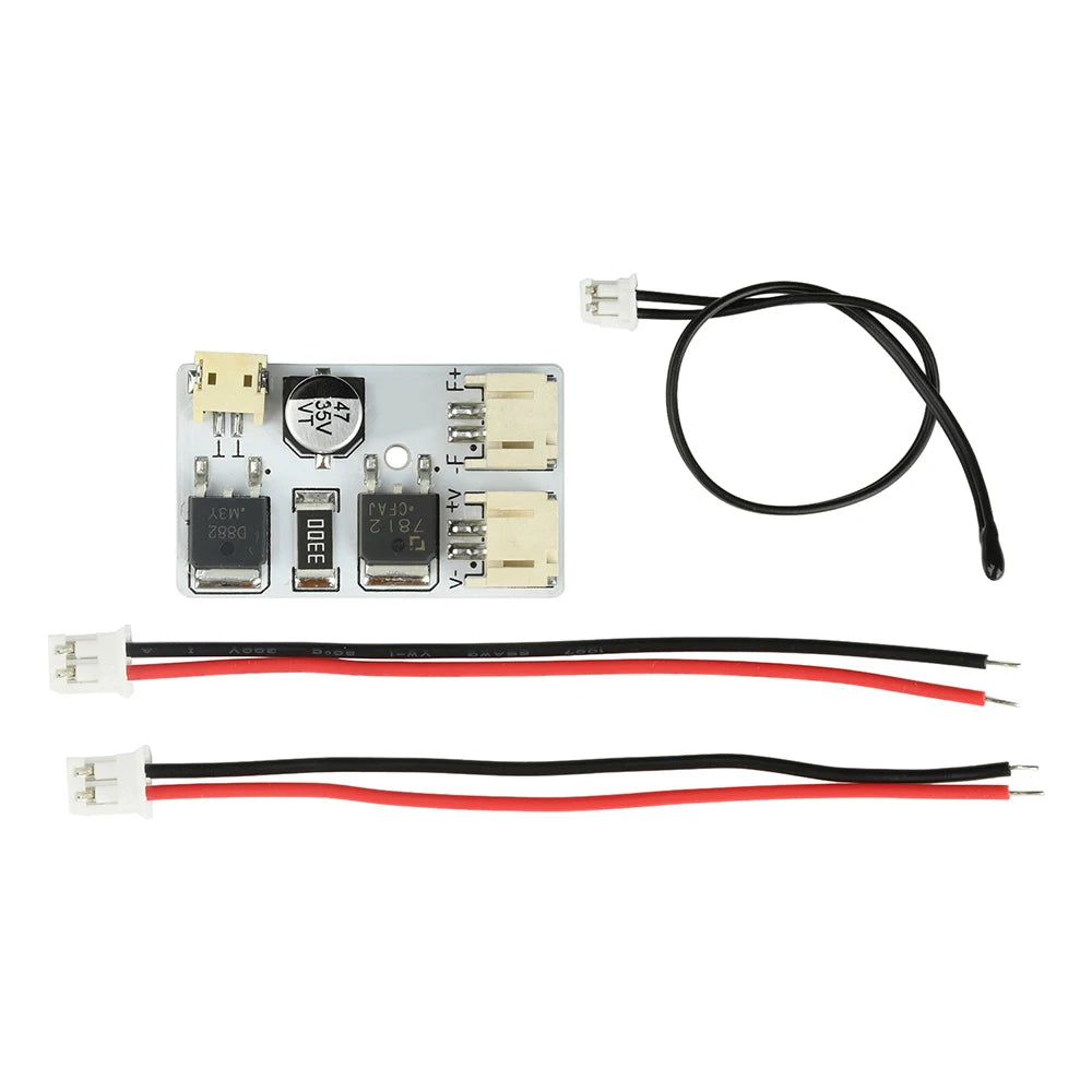 DC Fan Controller Temperature Control Board DIY Automatic Speed Regulator For LED Fan Controller Temperature Control Board Oasis Select With cord