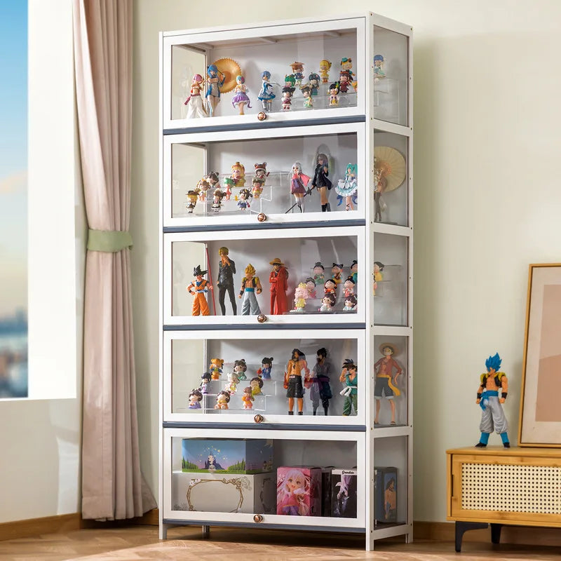 Showcase Figure Lego Showcase Up to building block Storage box Household toy model Storage rack Display shelf Oasis Select