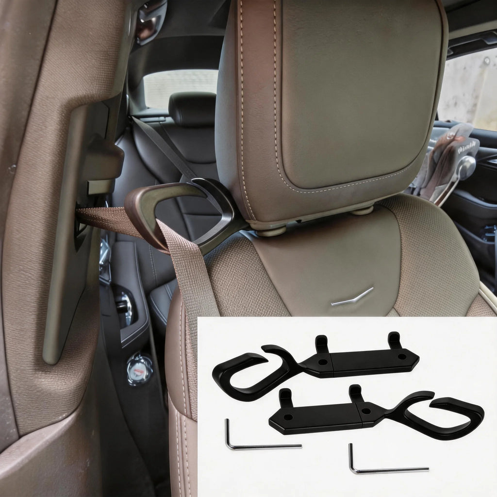 Universal Car Seat Belt Guide Adjuster Manager Multifunctional Seat Hook Rear Seat Hook Seat Belt Hook Auto Interior Accessories Oasis Select