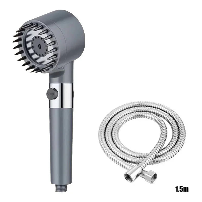 Shower filter four modes bathroom accessories head massage showerhead replete for shower heads knobs showers parts fixture home Oasis Select Grey suit C