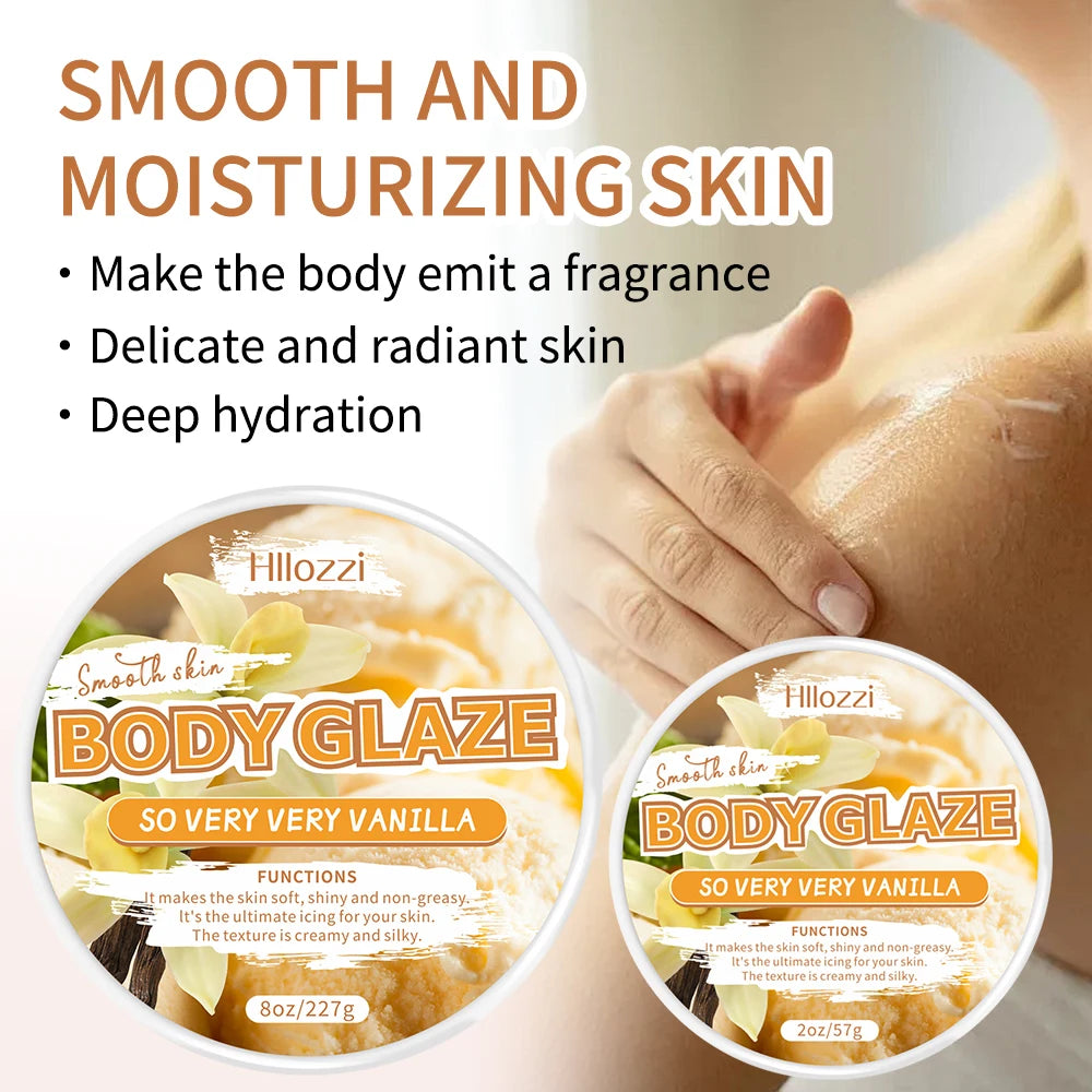 Vanilla body glaze can be used on the face and body to moisturize and nourish the skin, making it elastic Fresh Oasis Select