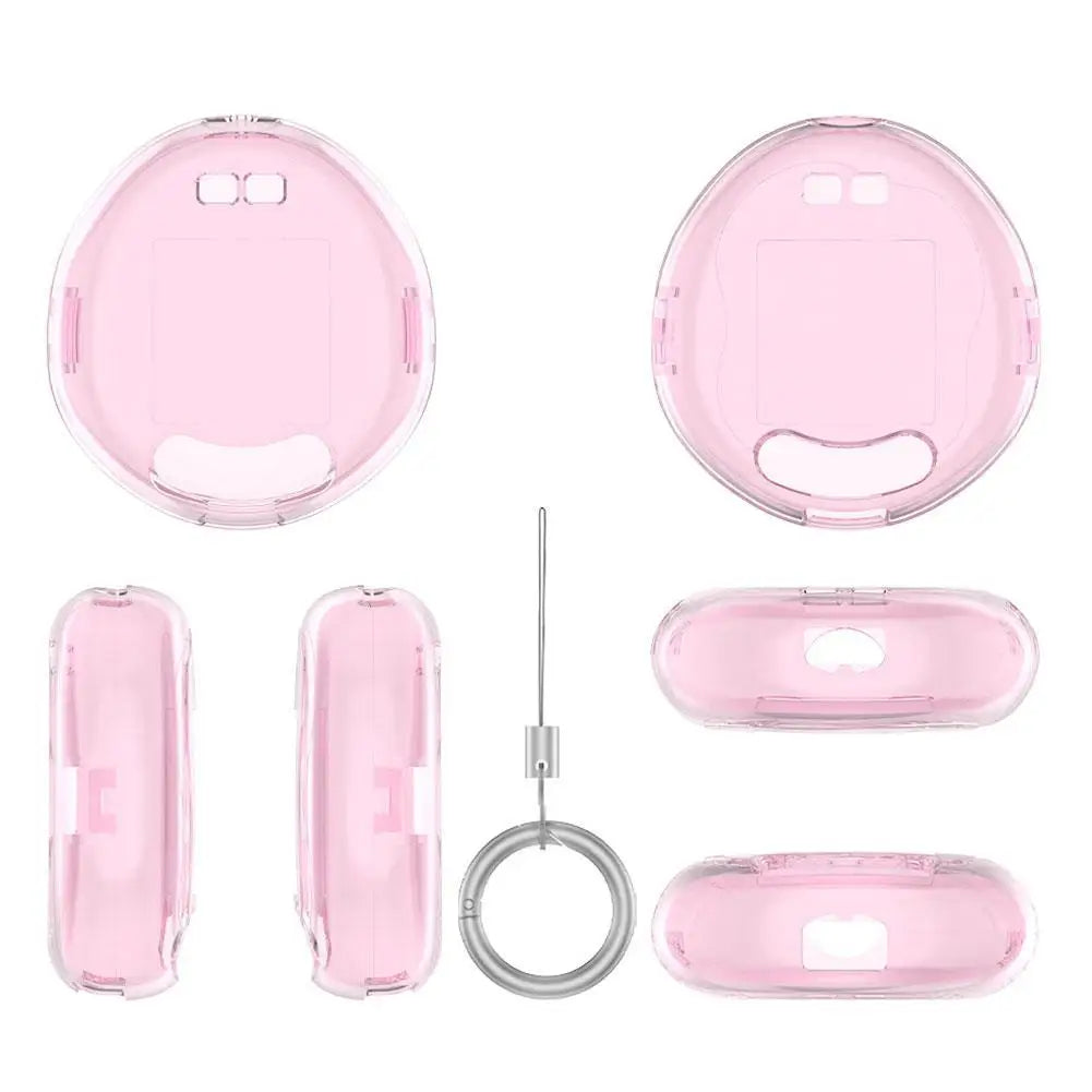Tamagotchi Uni Clear Hard Shell Case with Keychain | Anti-Scratch