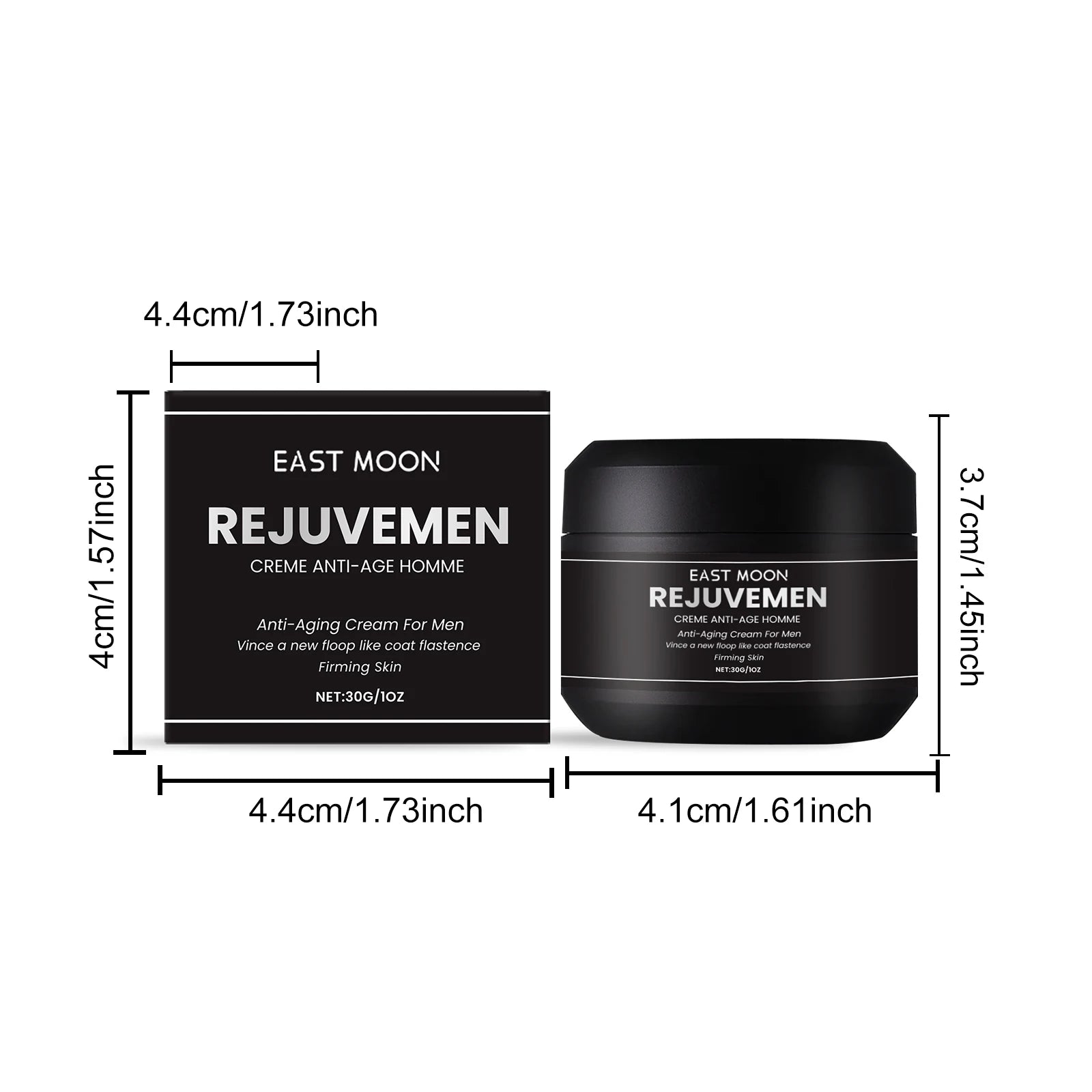 East Moon Men's Firming Face Cream – Anti-Wrinkle & Hydrating Men's Face Cream Oasis Select