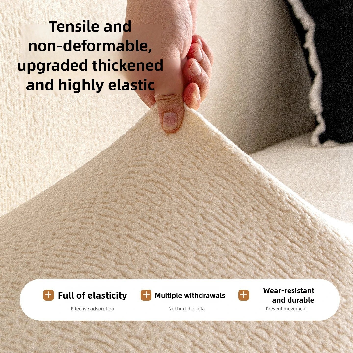 2025 New All-inclusive Sofa Cover Fixed Anti-slip and Anti-cat Scratch Sofa Cover All-season Universal Seat Cushion Oasis Select