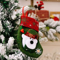 Parts Christmas Stocking Accessory Ornament Santa Snowman Socks Xmas Tree Bag Fabric Hanging Mini High Quality Oasis Select Bear China Mainland Fabric