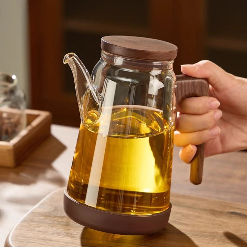 Walnut Oil Pot Kitchen Household No Oil Hanging Food Grade High Borosilicate All Glass Jar Pot Kitchen Storage Supplies Oasis Select