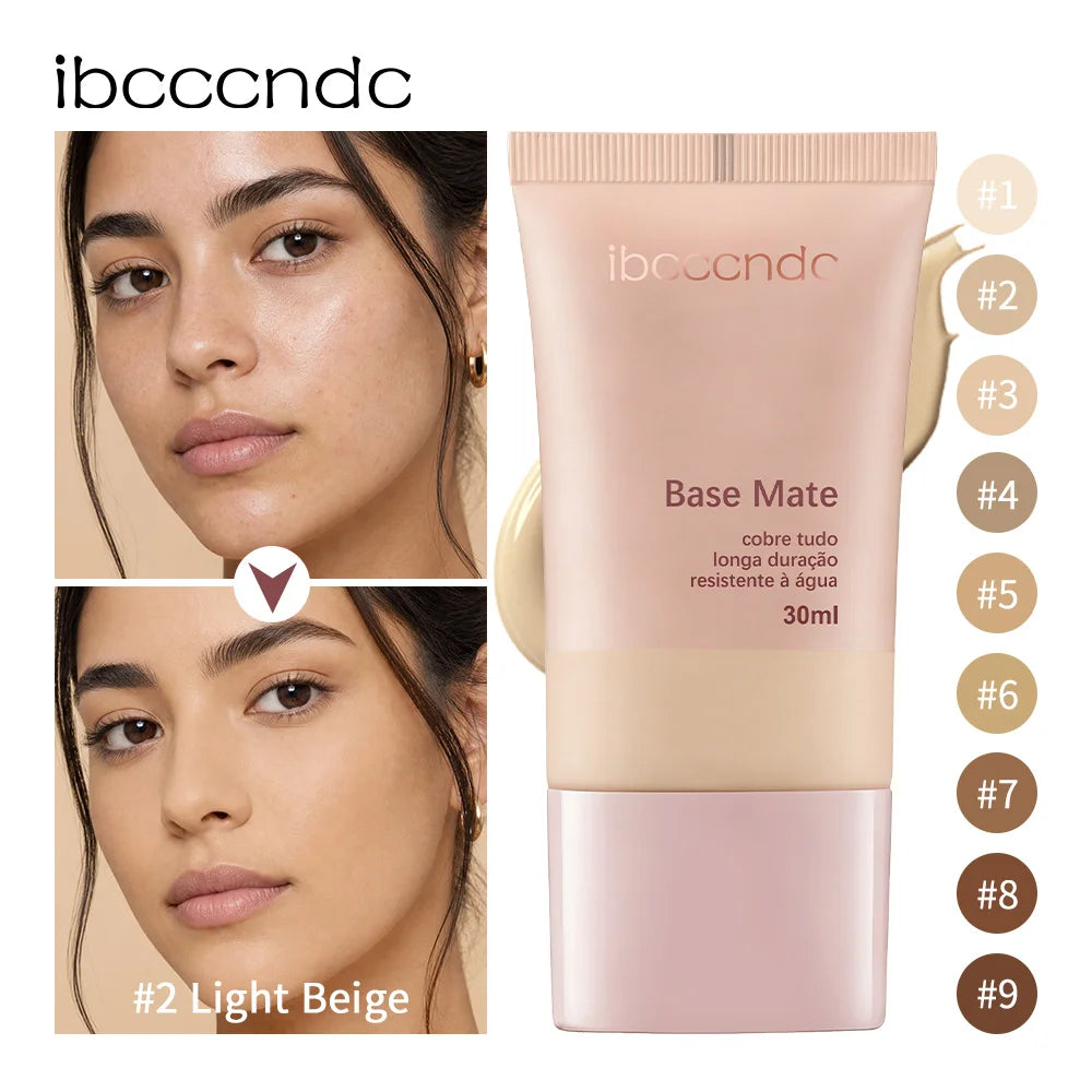 Matte Foundation Natural Coverage Waterproof Long Lasting Smudge Proof Oil Control Moisturizing Nourishing Face Makeup Daily Use Oasis Select