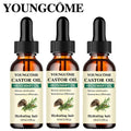 Mix Castor Oil and Rosemary Oil for Hair Growth Enhances hair thickness and Shine, Reduce Hair Loss and Split Ends Hair Care Oil Oasis Select 60ML-3PCS