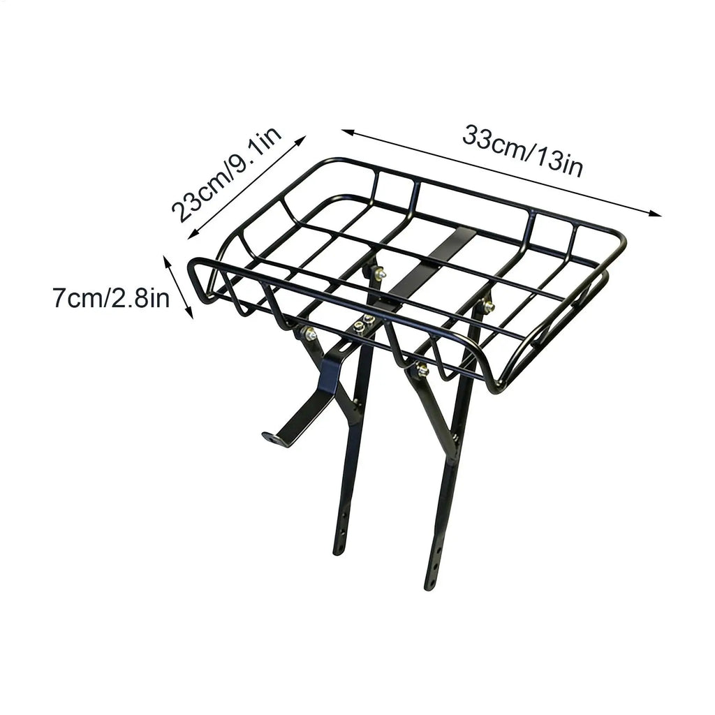 Bike Rack for Bike Lightweight Bracket Luggage Holder Large Front Bicycle Basket for Biking Cycling Touring Delivery Travel Oasis Select