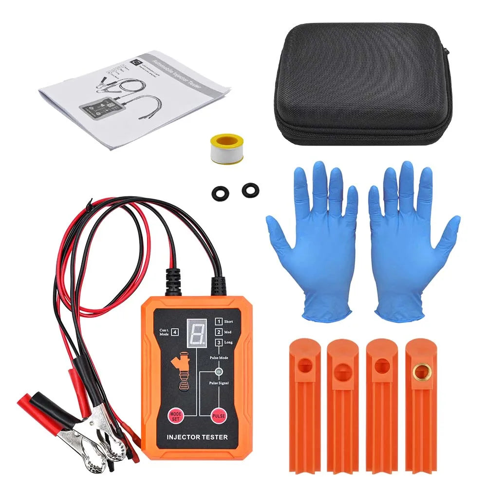12V Fuel Injector Tester & DIY Cleaning Tool – Test 2 at Once Fuel Injector Tester Oasis Select Tester Kit Orange