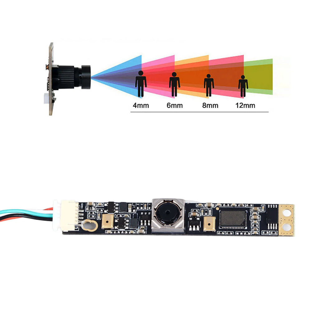 2MP LaptopCameraModule USB Camera Module 2MP 1080P Autofocus 30 Fps Dual Microphone USB Interface Camera Lens Module for Laptops Oasis Select