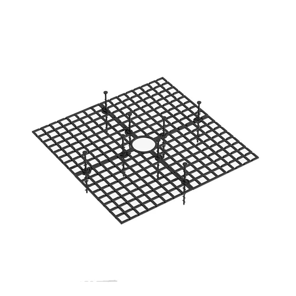 Cuttable Plant Pot Guards Rust-proof Round/Square Flower Pot Cover Multi-use Plastic Plant Protection Mesh Balcony Yard Oasis Select Black-30cm-Square