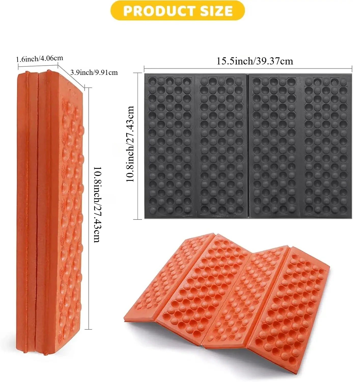2/6 PCS Foam Seat Pad Camping Waterproof XPE Folding Hiking Picnic Fishing Stadium Garden Non Slip Mats Outdoor New Thick Warm Oasis Select