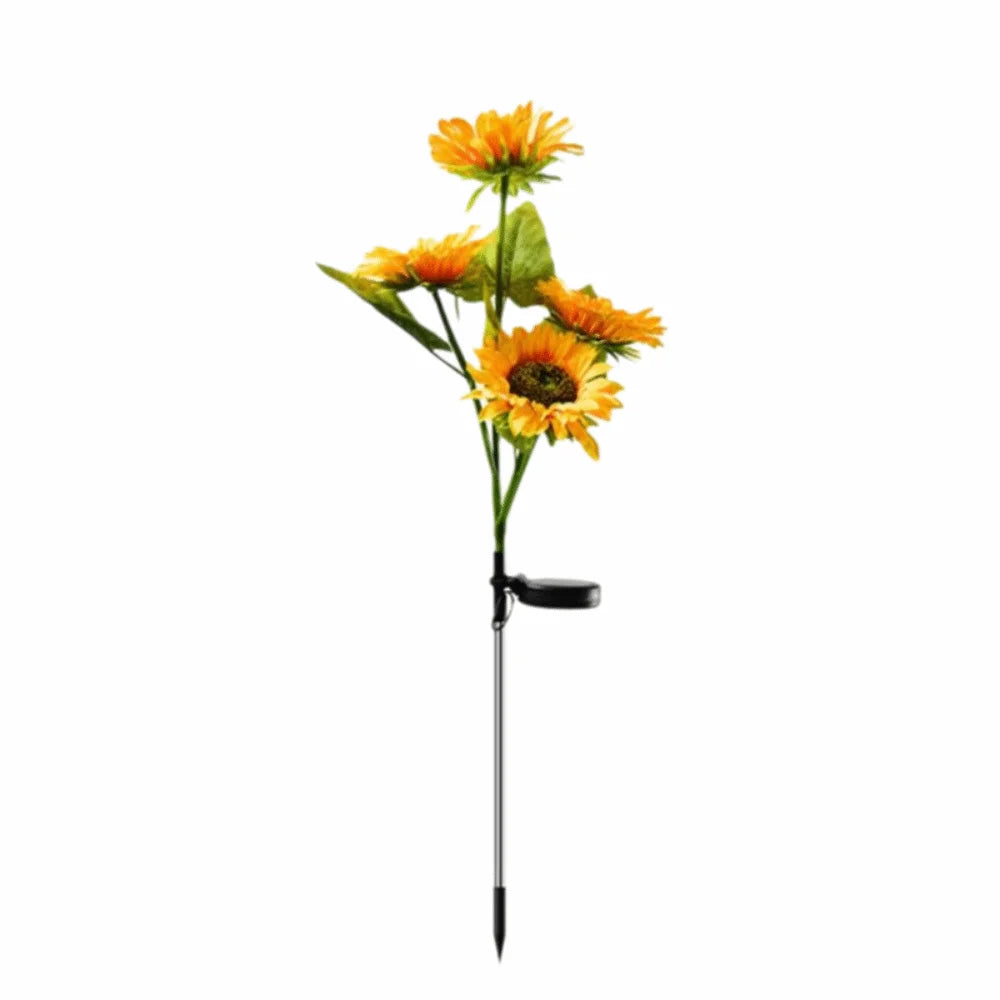 Solar Sunflower Garden Stake Light | Waterproof LED Lamp