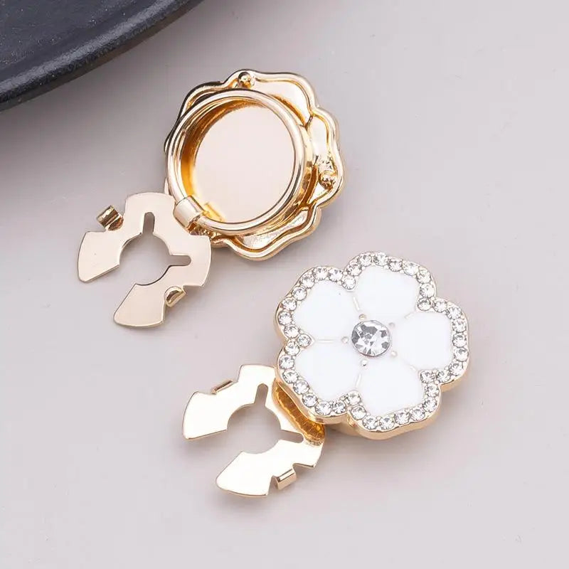 Crystal Pearl Clip-On Button Covers | DIY Shirt & Blouse Decor Decorative Button Covers Oasis Select