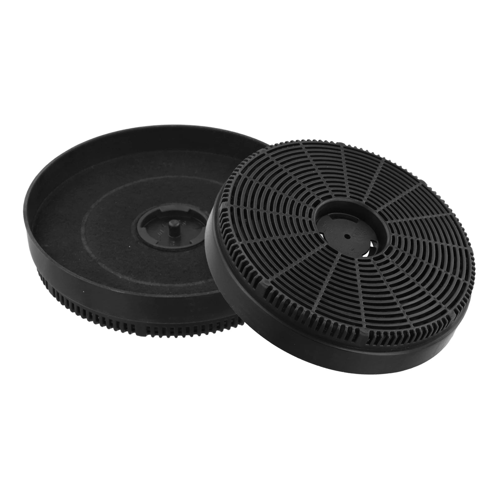 2-Pack Activated Carbon Range Hood Filter 160×30mm Round Range Hood Filter Oasis Select