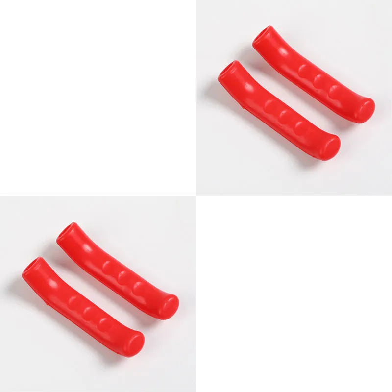 1/2Pair Bicycle Brake Handle Protection Cover Mountain Road Bike Brake Lever Protection Anti Slip Gel Sleeve Cycling Accessories Oasis Select 2pairs Red