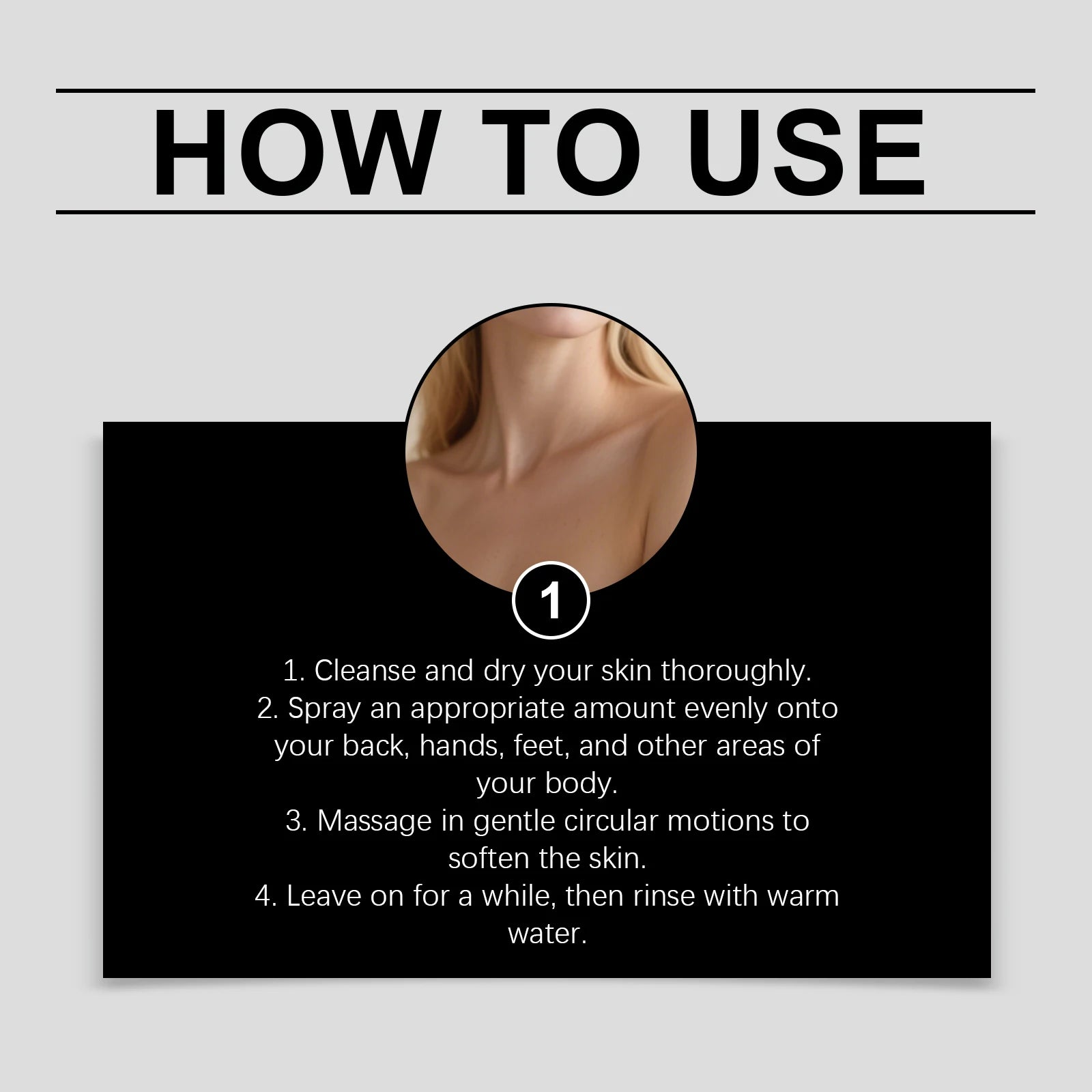 Peeling Shot Exfoliating Kojic Acid Turmeric Spray Cleansing Moisturizing Spray Gently Cleanses Body Skin Oasis Select
