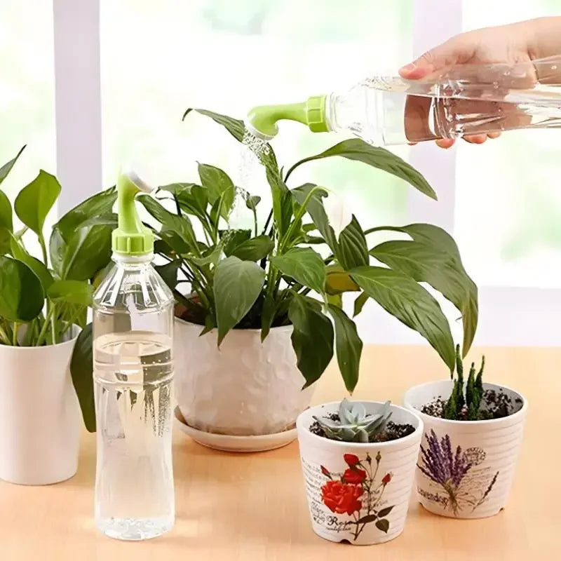 2 Pcs Portable Garden Spray Waterer Plant Watering Nozzle Tool Compatible with Glass Or Bottle Oasis Select