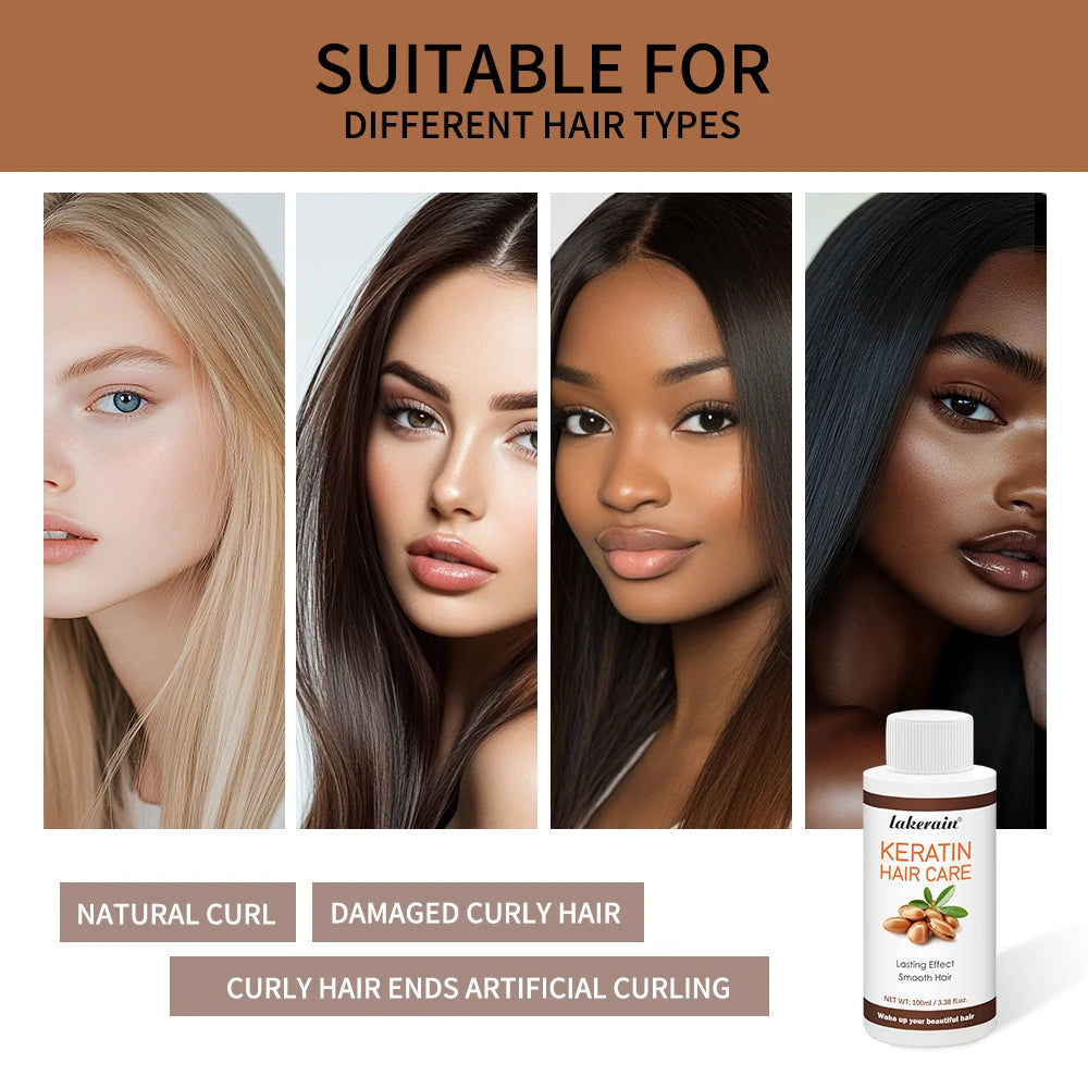Brazilian Keratin Hair Treatment – Anti-Frizz & Smoothing 100ml