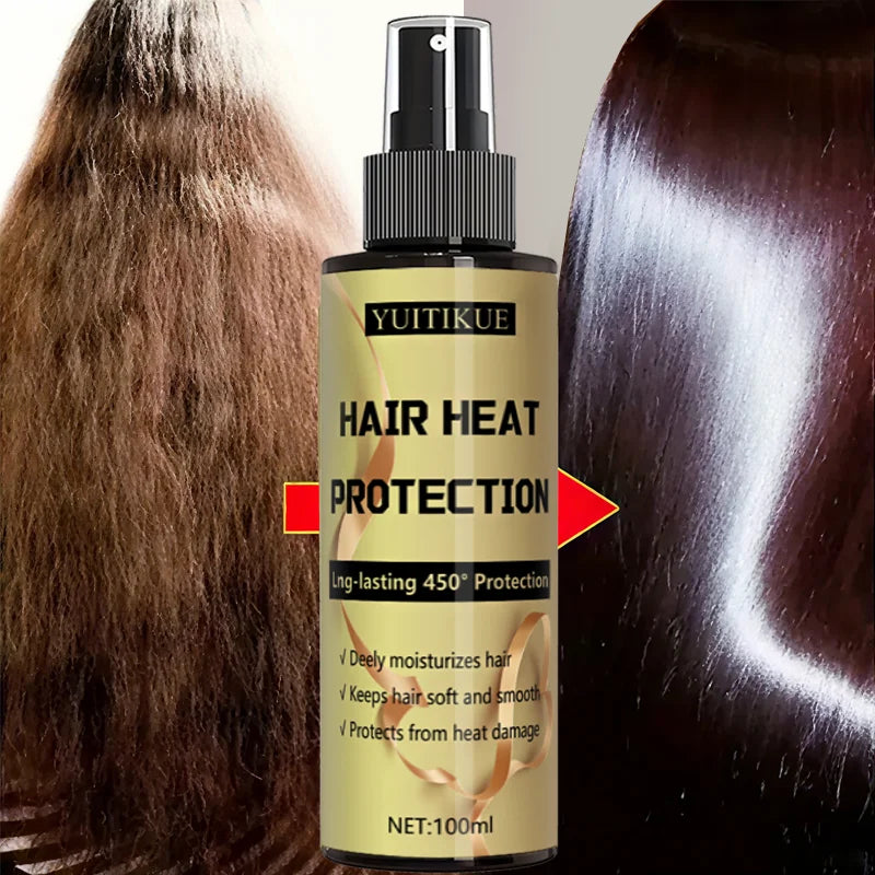 YUITIKUE Silk Care Heat Protection Spray – Curly Hair 100ml