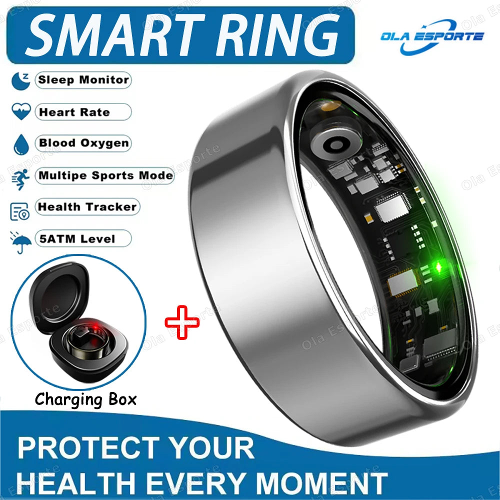 Smart Ring – Heart Rate & Blood Oxygen Tracker | Android & iOS