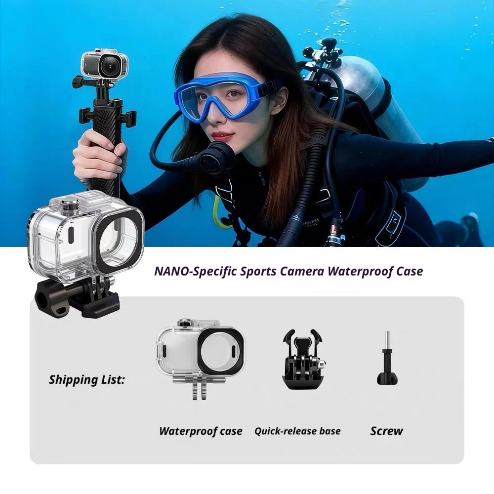 DJI Osmo Nano Accessories Kit – Cage, Case, Dive Adapter & Film