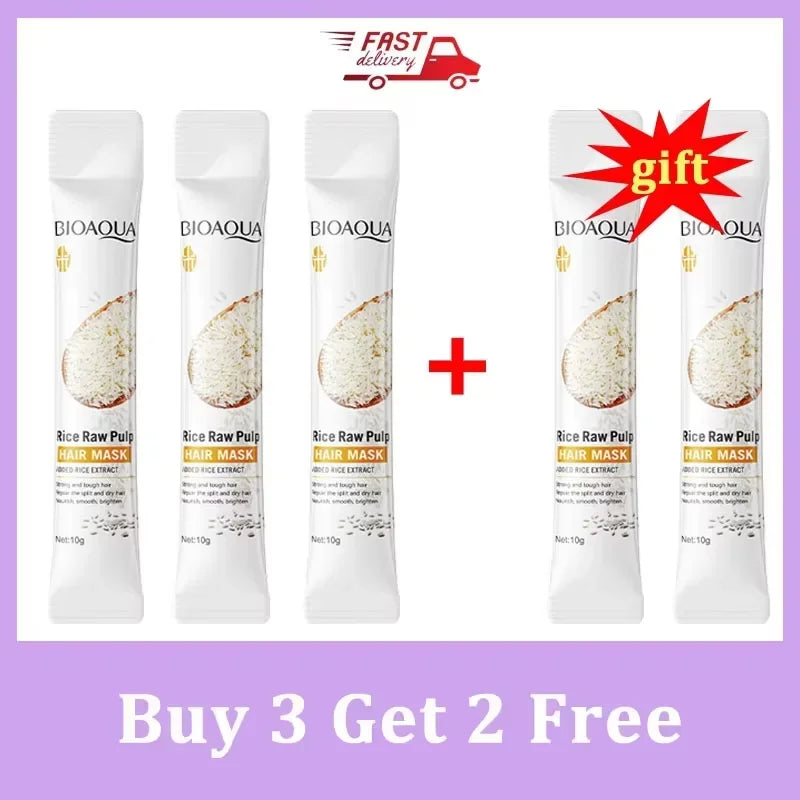 Rice Keratin Hair Mask 400g – Smooth, Soft & Frizz-Free Hair