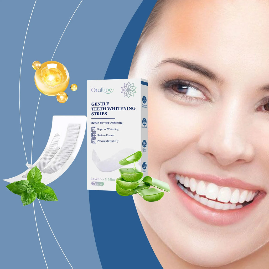 Deep Cleaning Teeth Whitening Strips - Home Dental Care, Remove Yellow Stains & Brighten Teeth, Effective Whitening Solution Oasis Select