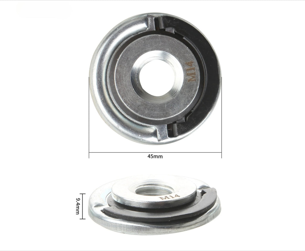 Locking Plate Durable For M14 Angle Grinder Chuck Self Tightening Lock Nuts Angle Grinder Flange Nuts Angle Grinder Accessories Oasis Select B