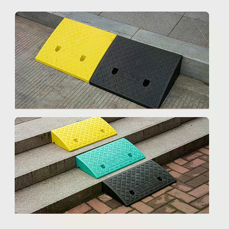 1Pc Plastic Kerb Ramp Non-Slip Threshold Ramp 30/40/50MM Height For Cars Bicycles Wheelchairs Going Uphill Smooth Transitions Oasis Select