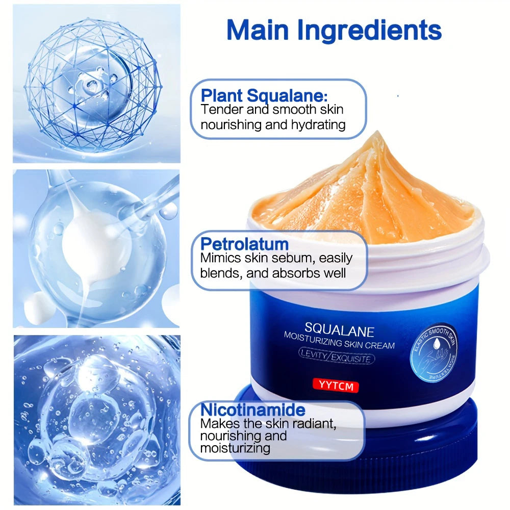 1pc/2pcs Squalane Intensive Repair Foot Cream Heal Cracked Heels, Ultra Moisturizing Dry Skin And Nourishing Foot Skin 70g/pc Oasis Select