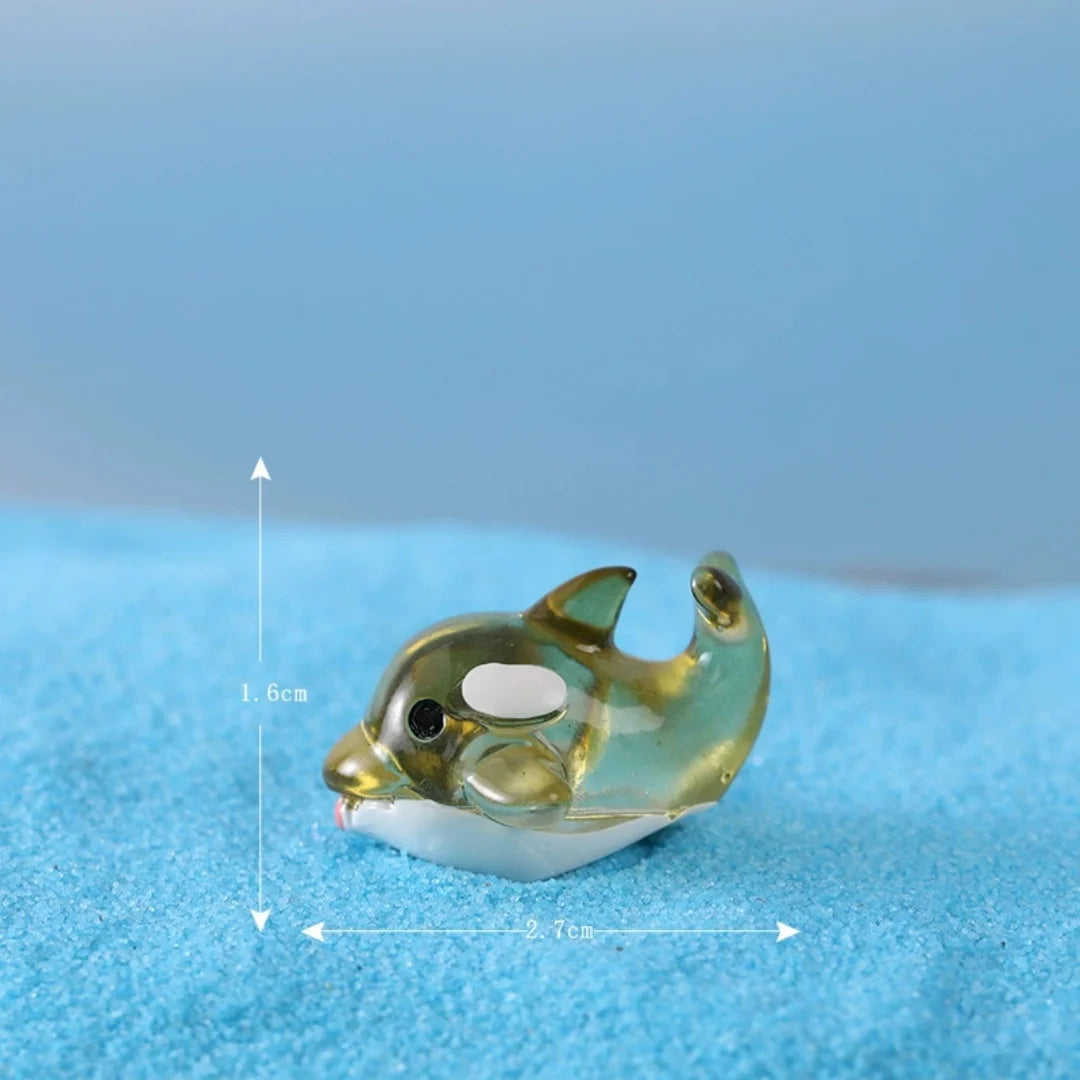Mini Ocean Resin Animals Tiny Sea Figurines Marine Miniature Aquarium